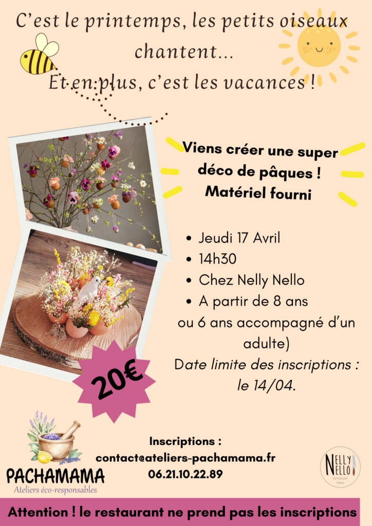 Atelier créatif pâques